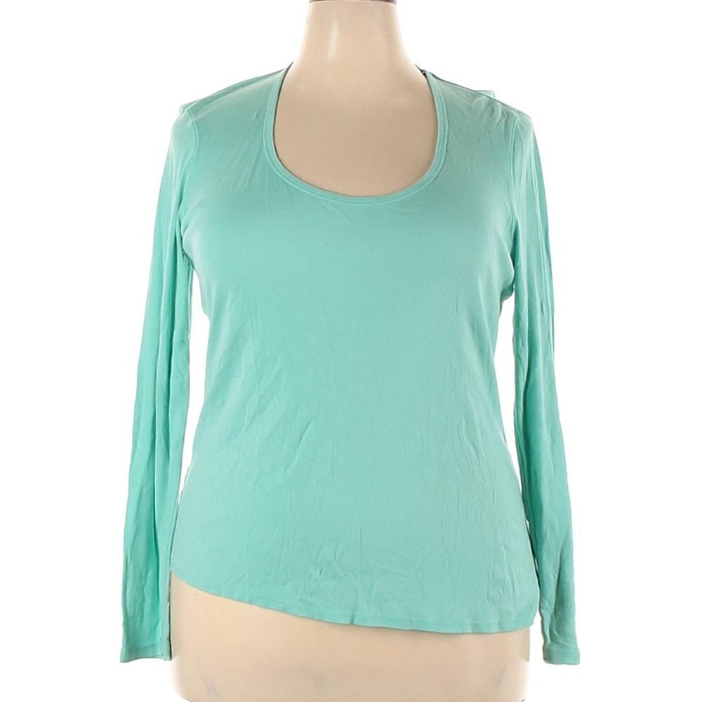 Teal Long Sleeve Top